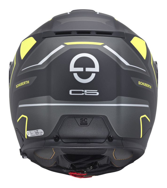 Schuberth C5 Omega Yellow Helmet