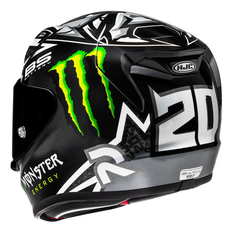 HJC RPHA 12N Quartararo Black Replica Helmet - Speed Addicts