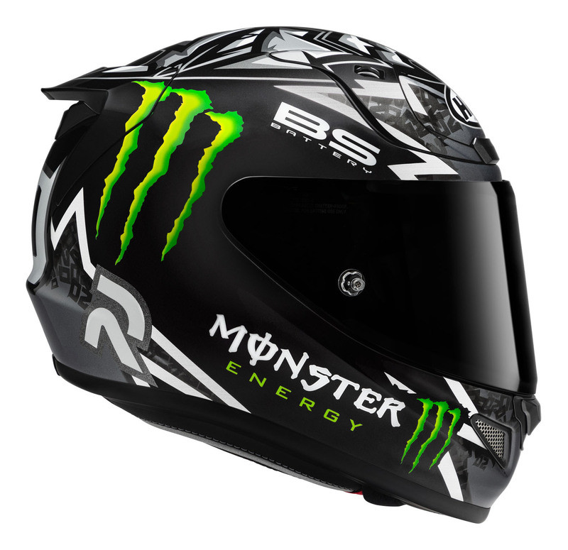 HJC RPHAフルフェイス　ヘルメット　XL モンスター　黒　ブラック HJC RPHA 12N Quartararo Black Replica Helmet - Speed Addicts