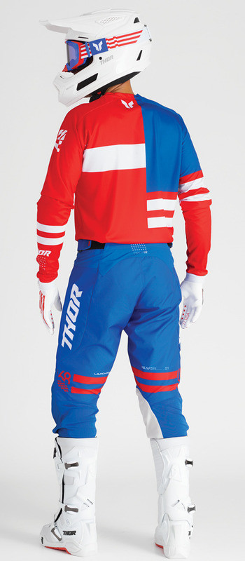 Thor LAUNCHMODE Patriot Red White Blue Jersey