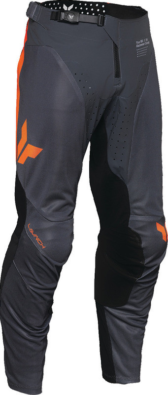Thor LAUNCHMODE VENTED Raid Charcoal Black Pants