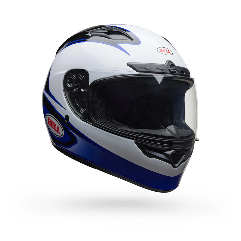 Bell Qualifier DLX MIPS Tarmac White Blue Helmet