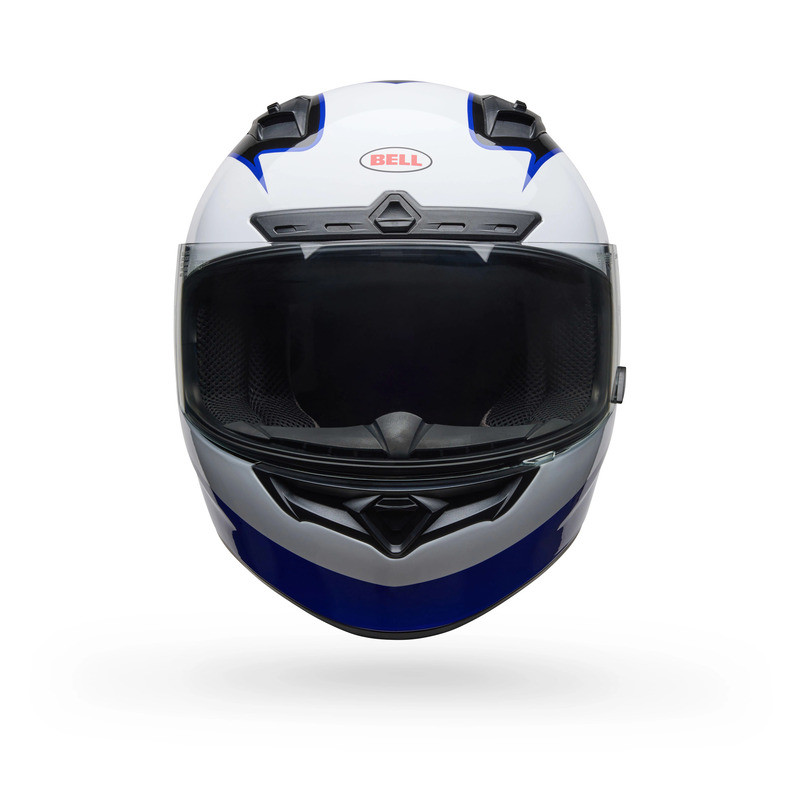 Bell Qualifier DLX MIPS Tarmac White Blue Helmet