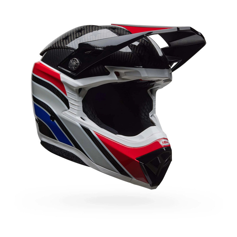 Bell Moto-10 Spherical RSD Old Glory White Red Blue Helmet
