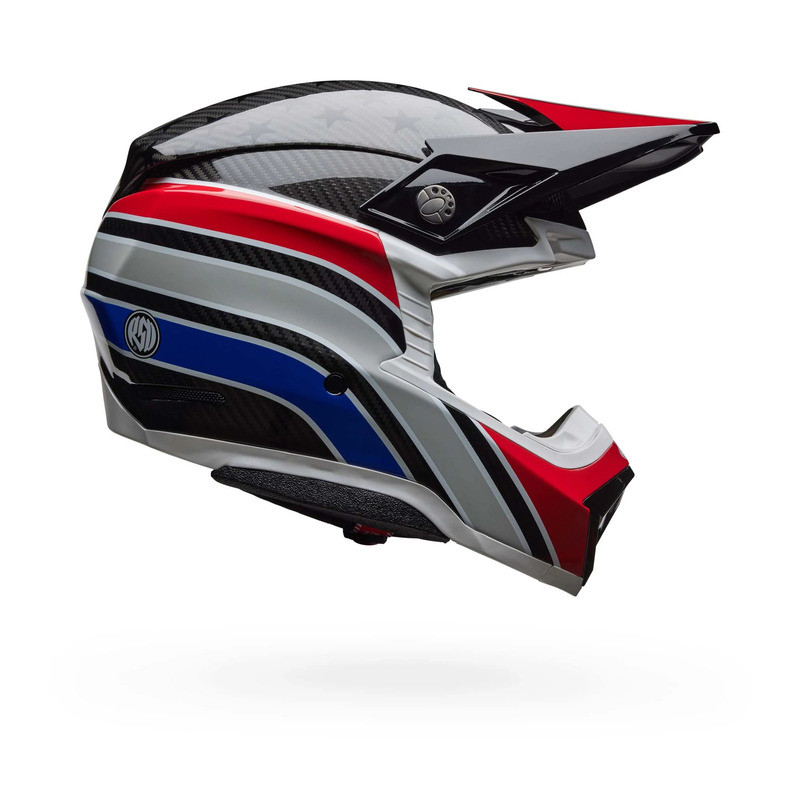 Bell Moto-10 Spherical RSD Old Glory White Red Blue Helmet