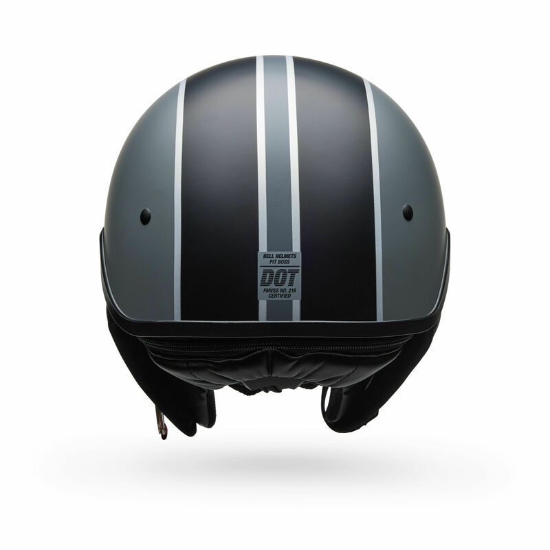 Bell Pit Boss Pinned Matte Nardo Gray Black Helmet - Speed Addicts