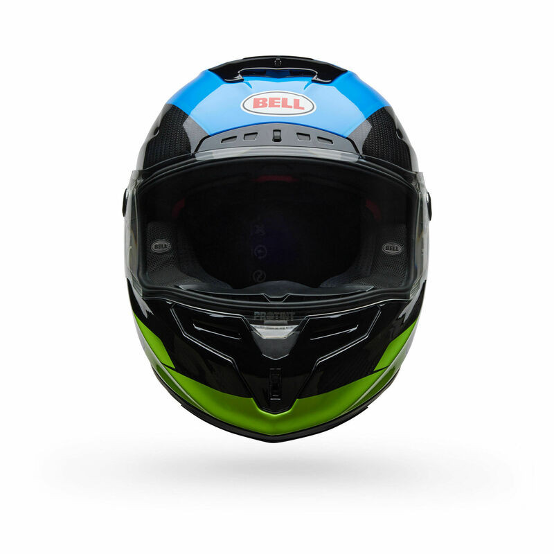 Bell Race Star DLX Flex Corsa Blue Flo Green Helmet