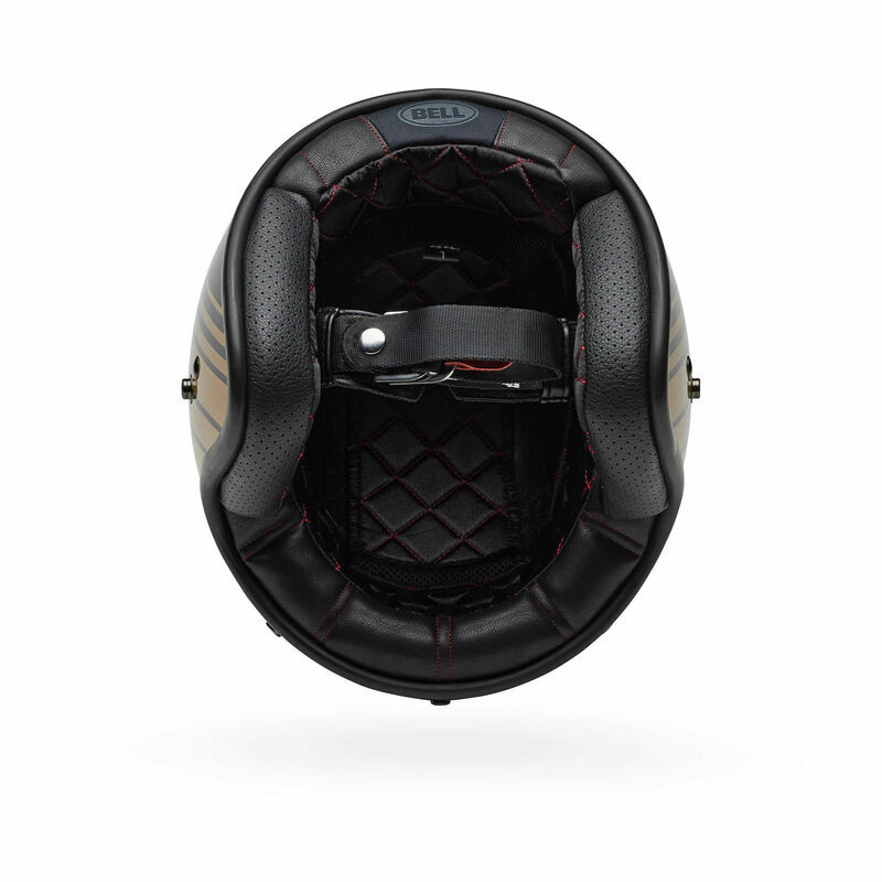 Bell Custom 500 Edge Brown Gold Helmet