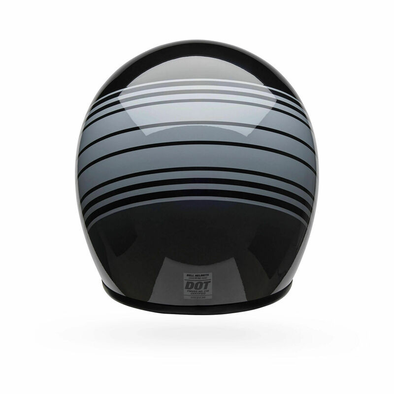 Bell Custom 500 Edge Metallic Black Gray Helmet