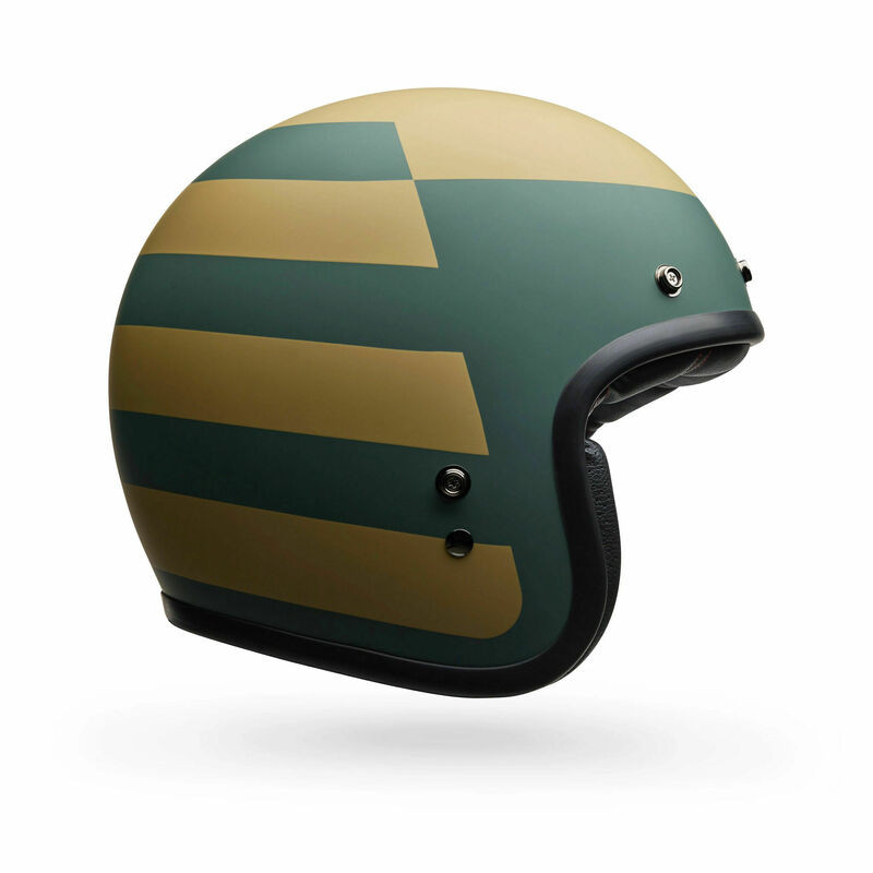 Bell Custom 500 Parlor Matte Emerald Gold Helmet