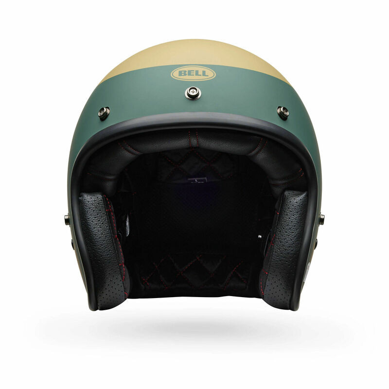 Bell Custom 500 Parlor Matte Emerald Gold Helmet