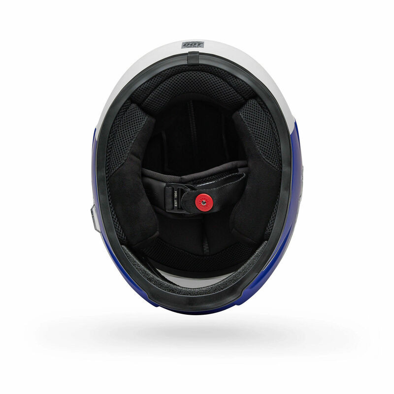 Bell Eliminator 2.0 Menace Blue White Helmet