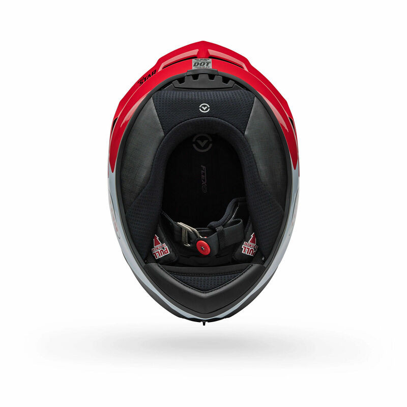 Bell Race Star DLX Flex Corsa Red White Helmet