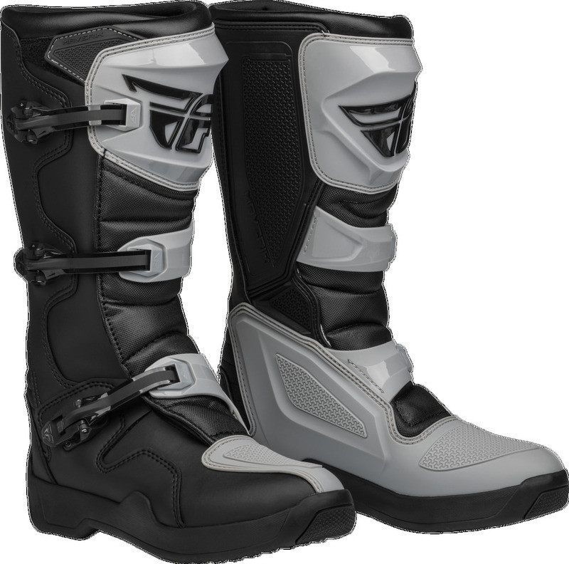 Fly Racing Maverik LT Grey Black Boots