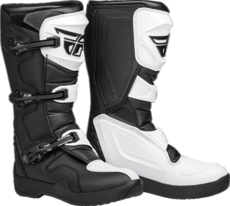 Fly Racing Maverik LT White Black Boots