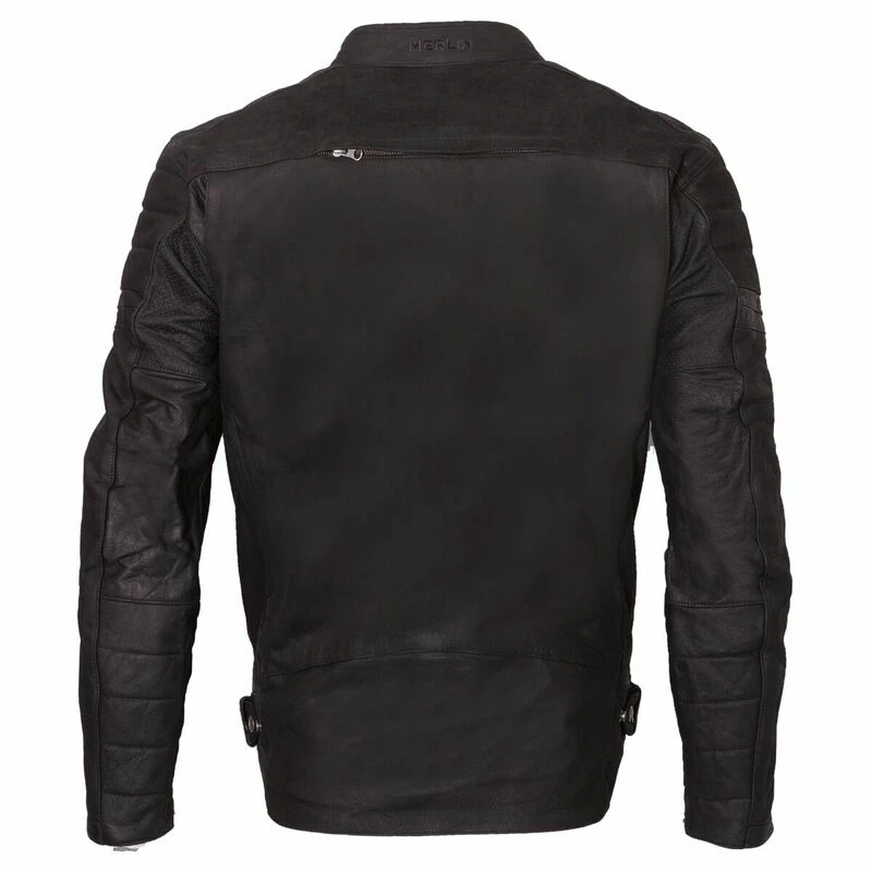Merlin Alton II D3O Leather Black Jacket