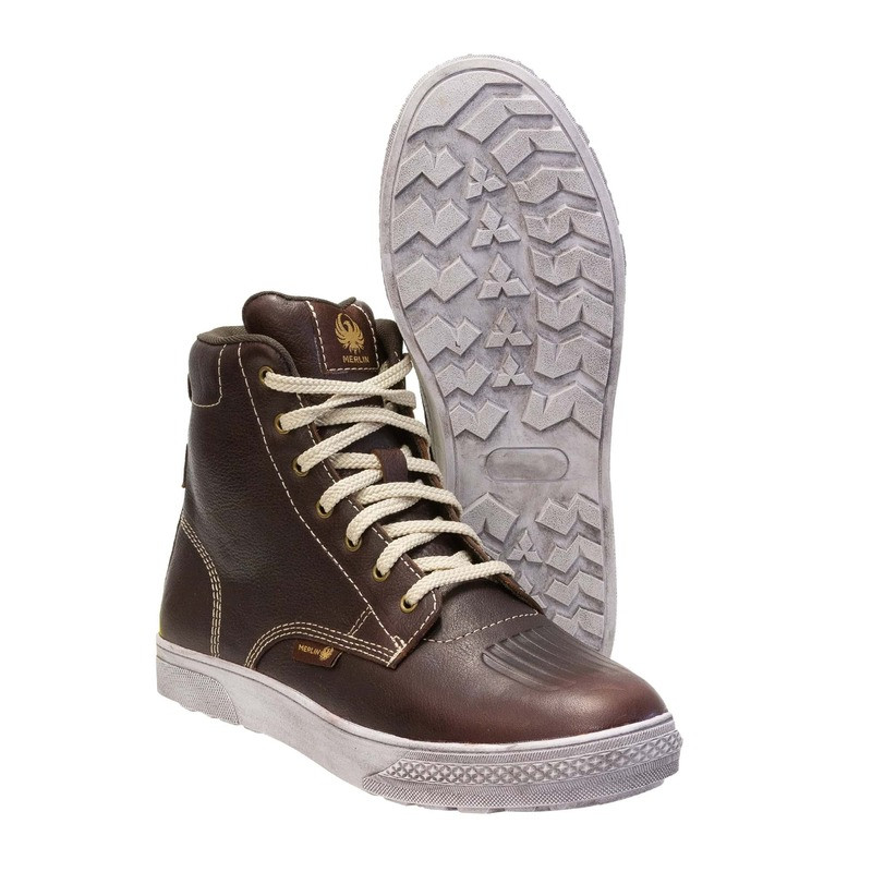 Merlin Stretton D3O Brown Shoes