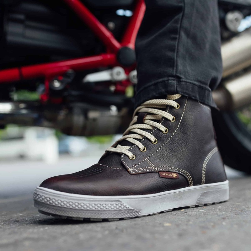 Merlin Stretton D3O Brown Shoes