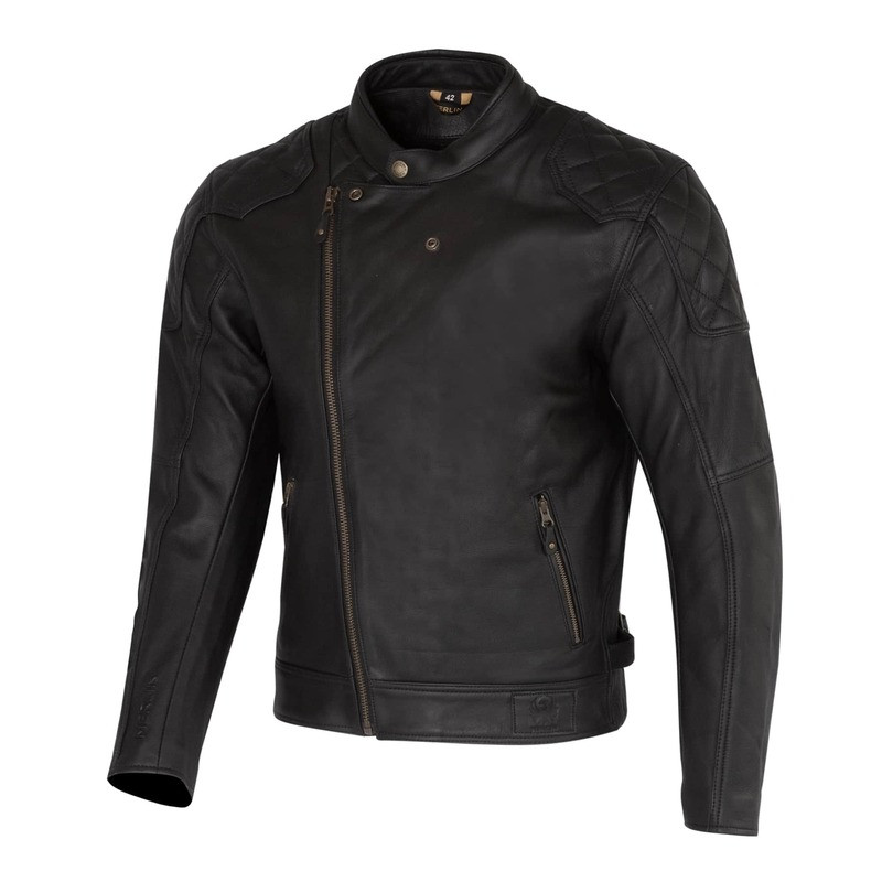 Merlin Chester Cafe D3O Leather Black Jacket