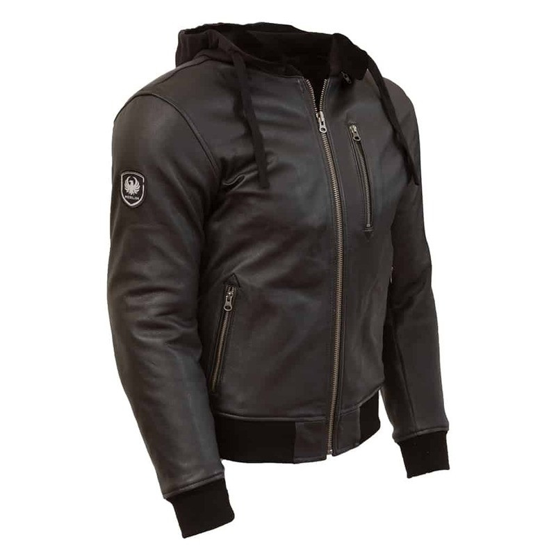 Merlin Trance Leather Black Jacket