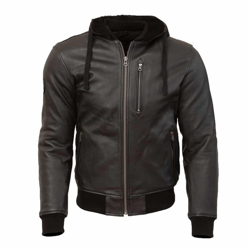 Merlin Trance Leather Black Jacket