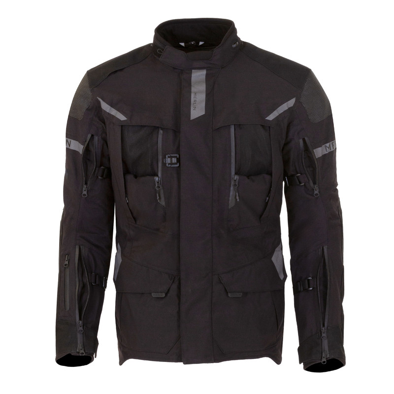 Merlin Akashi Pro D3O Laminated Black Jacket