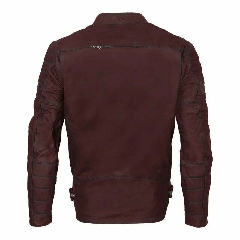 Merlin Alton II D3O Leather Oxblood Jacket