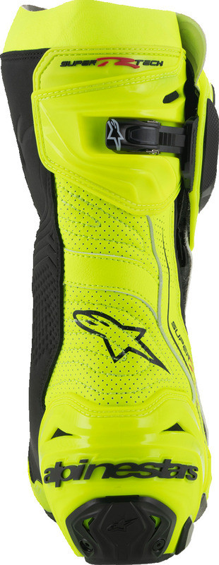 Alpinestars Supertech R Vented Fluorescent Yellow Black Boots