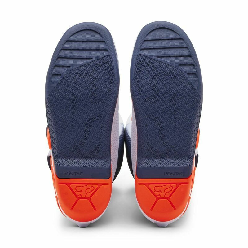 Fox Racing V25 Comp White Navy Boots