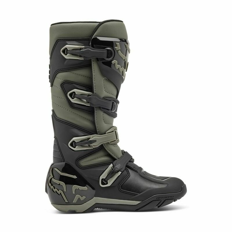 Fox Racing V25 Comp X Gray Black Boots