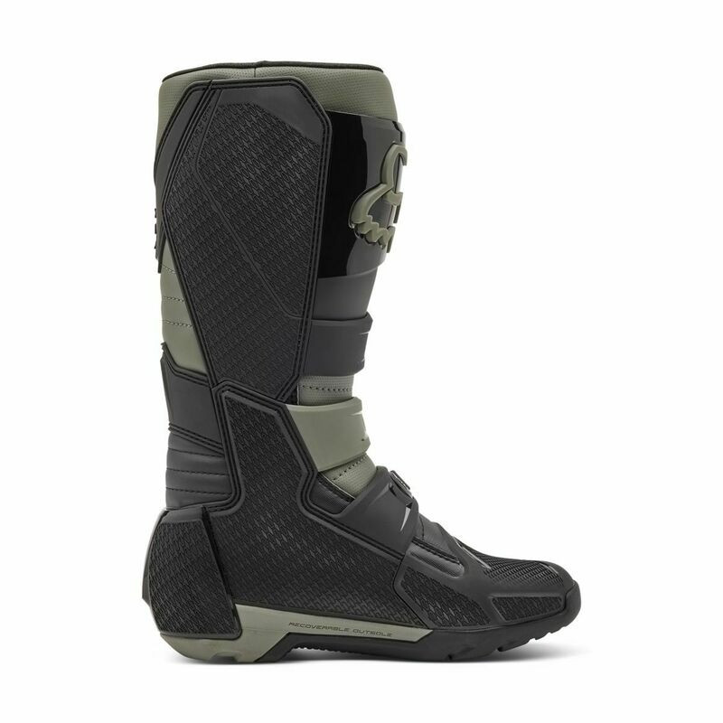 Fox Racing V25 Comp X Gray Black Boots