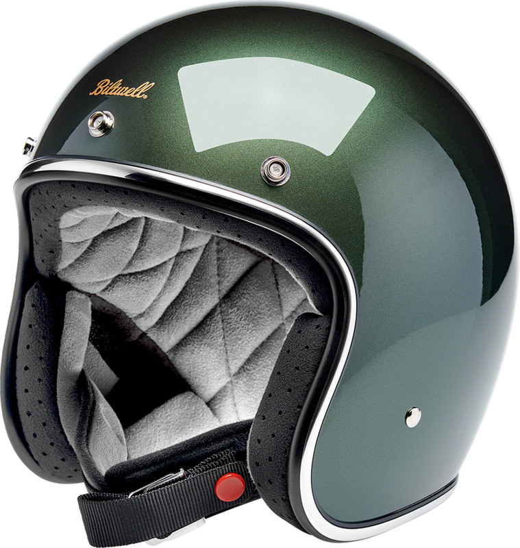 Biltwell Bonanza Metallic Sierra Green Helmet