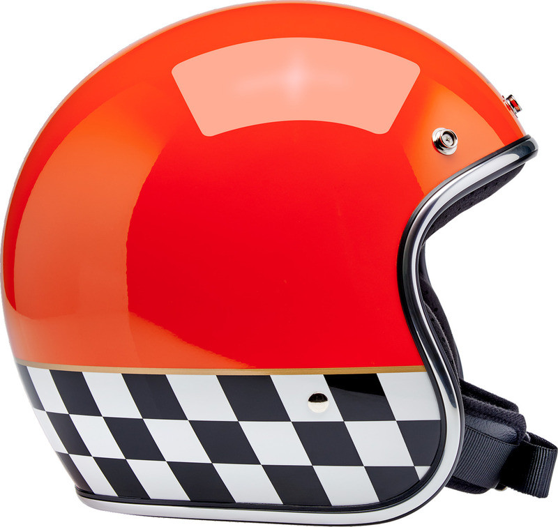 Biltwell Bonanza Competition Orange Helmet