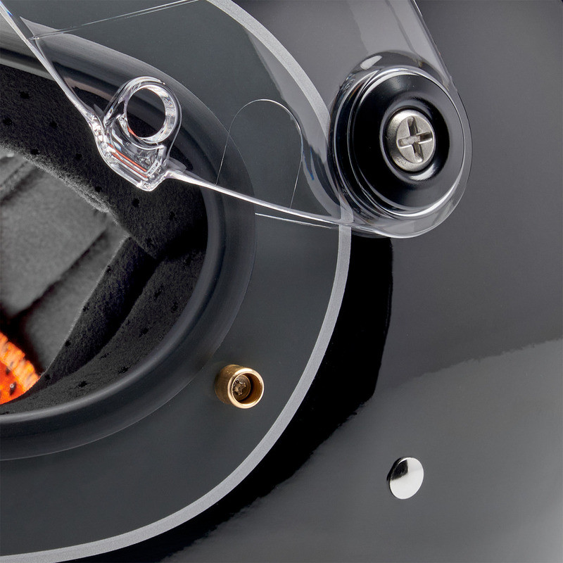 Biltwell Gringo S Tracker Gloss Storm Gray Black Helmet