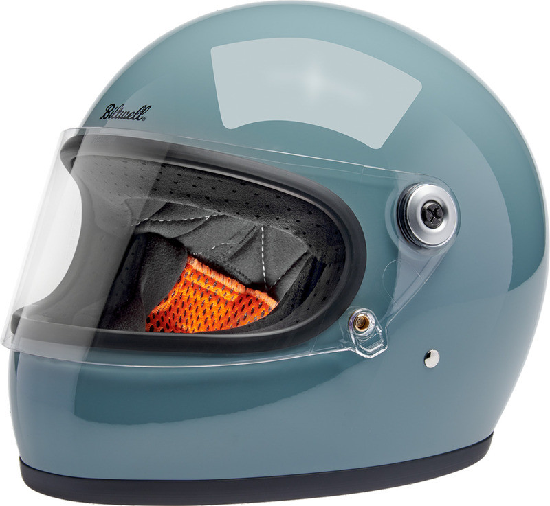 Biltwell Gringo S Gloss Agave Blue Helmet