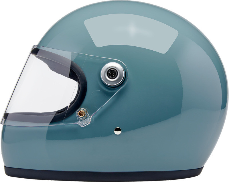 Biltwell Gringo S Gloss Agave Blue Helmet