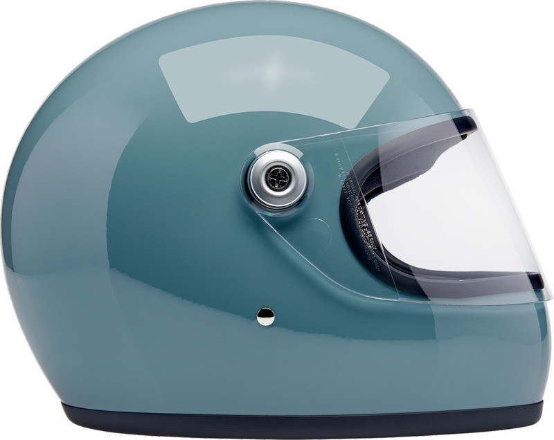 Biltwell Gringo S Gloss Agave Blue Helmet