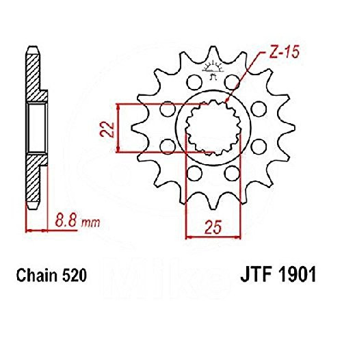 Jt Jt Sprkt Front 11T - JTF1901.11
