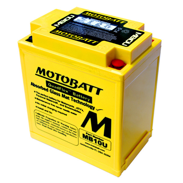 Motobatt Battery Mb10u Sealed Factory Activated - MB10U