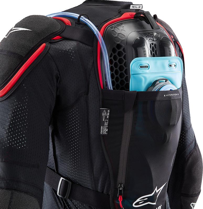 Alpinestars Tech-Air V2 Black Red Off-Road System
