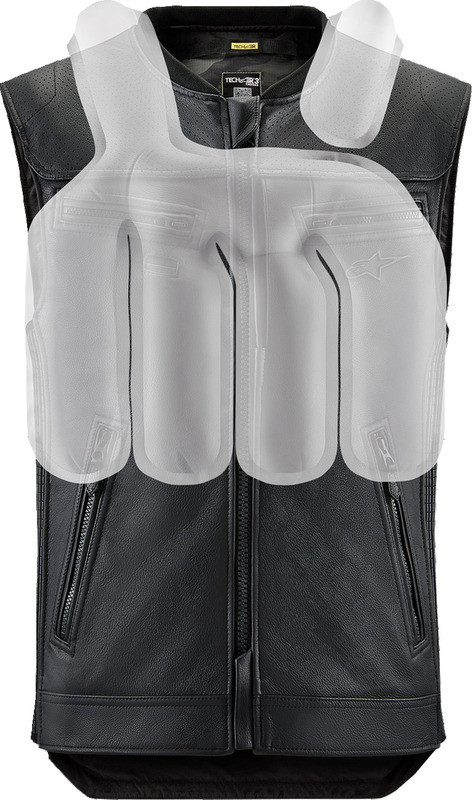 Alpinestars Tech-Air 3 V2 Leather Black Vest