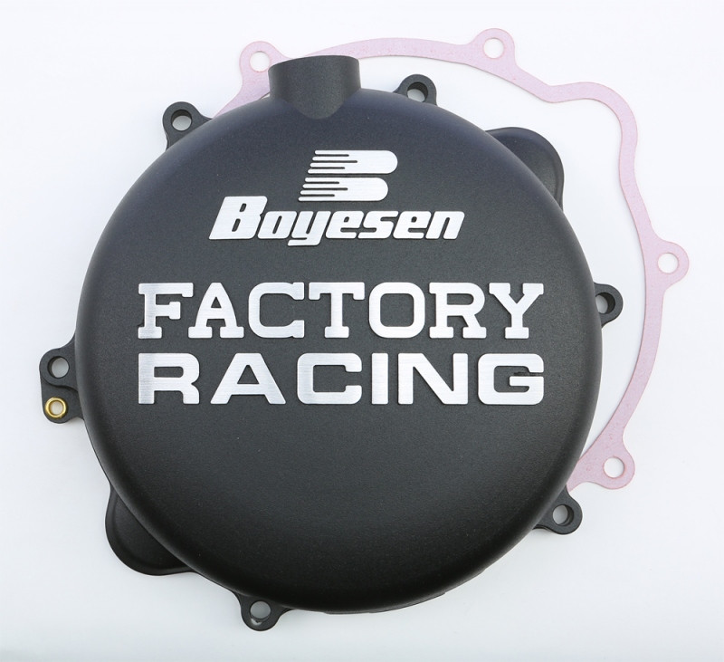 Boyesen Factory Racing Clutch Cover (Black) - CC-42B