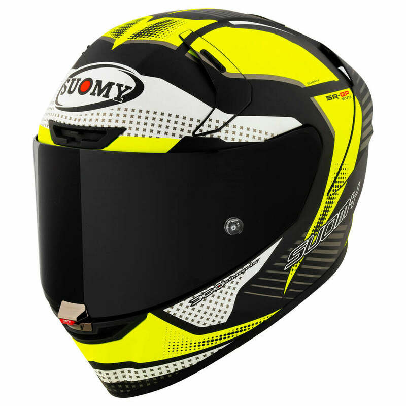 Suomy SR-GP EVO Airspeed Yellow White Helmet