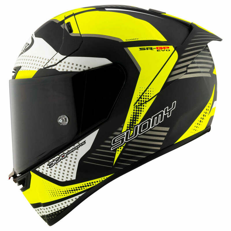 Suomy SR-GP EVO Airspeed Yellow White Helmet