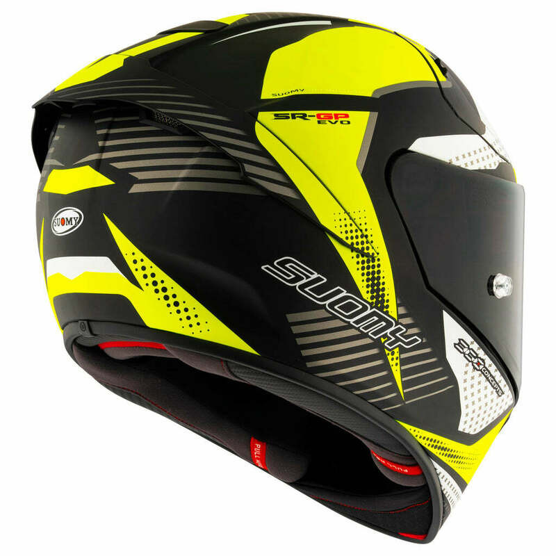 Suomy SR-GP EVO Airspeed Yellow White Helmet