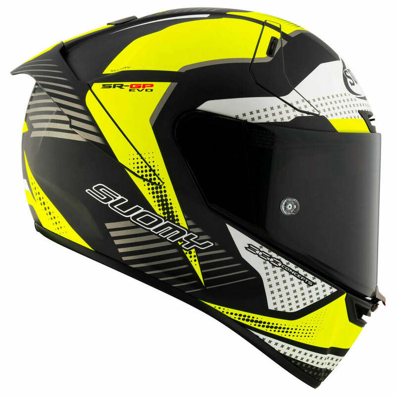 Suomy SR-GP EVO Airspeed Yellow White Helmet