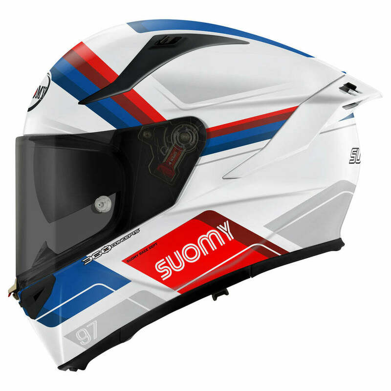 Suomy Speedstar 2 Vantage White Blue Helmet