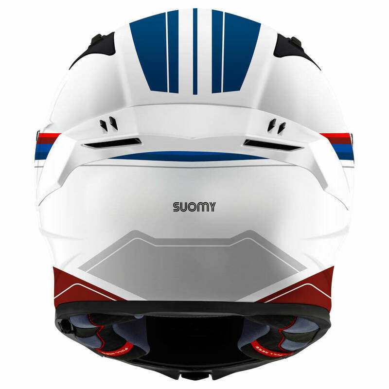Suomy Speedstar 2 Vantage White Blue Helmet