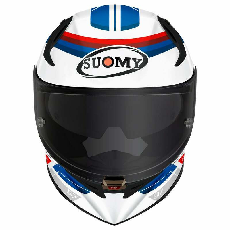 Suomy Speedstar 2 Vantage White Blue Helmet