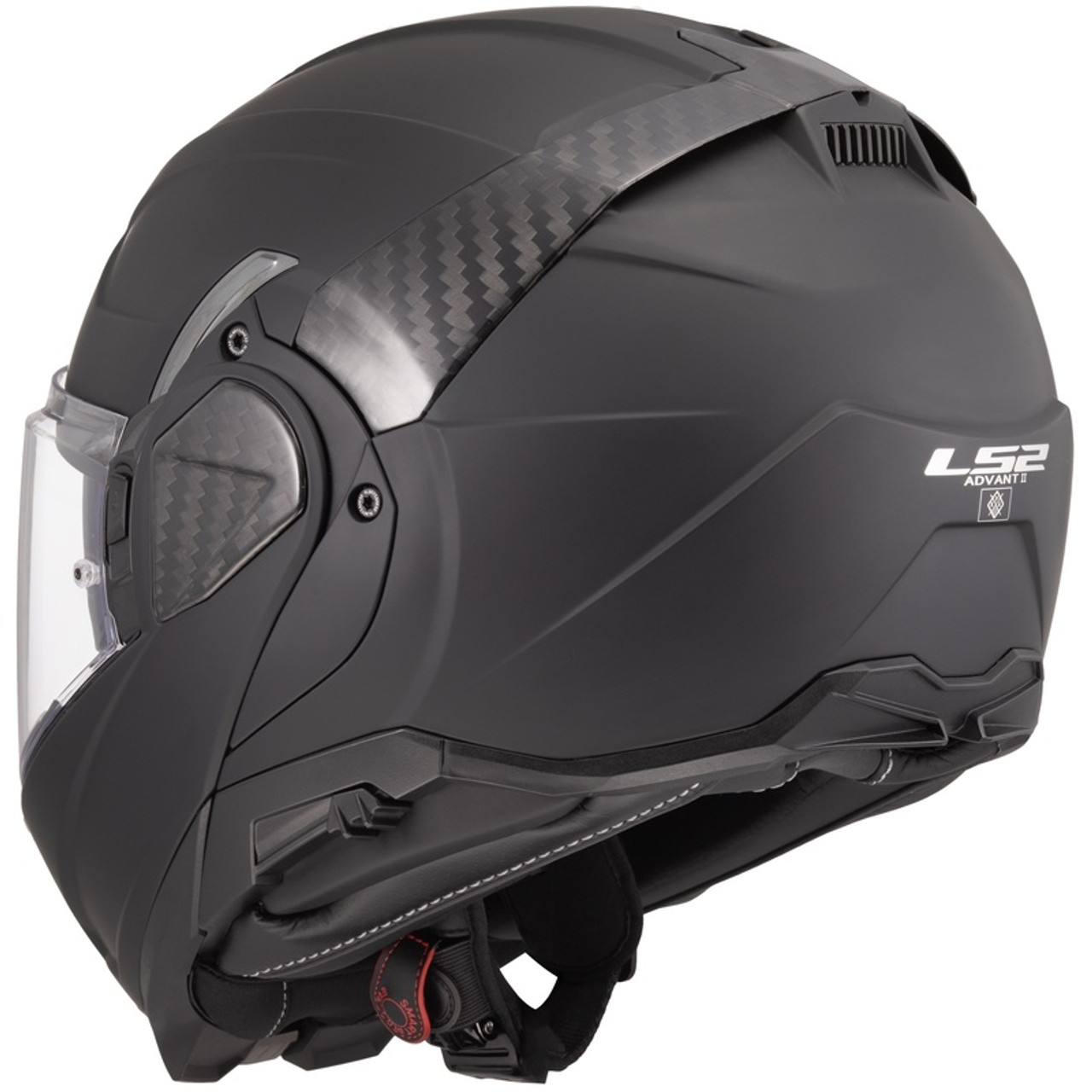 LS2 Advant II Modular Matte Black Helmet